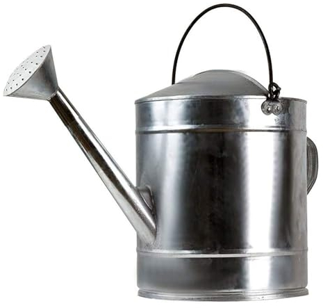 STJNFCY Annaffiatoio in Metallo - qualità zincata 5L/7L/10L/12L/15L/18L Alta capacità, antiruggine per impieghi gravosi, annaffiatoio Rimovibile, per Grandi e Piccoli Giardini, Fiori e Piante,15L