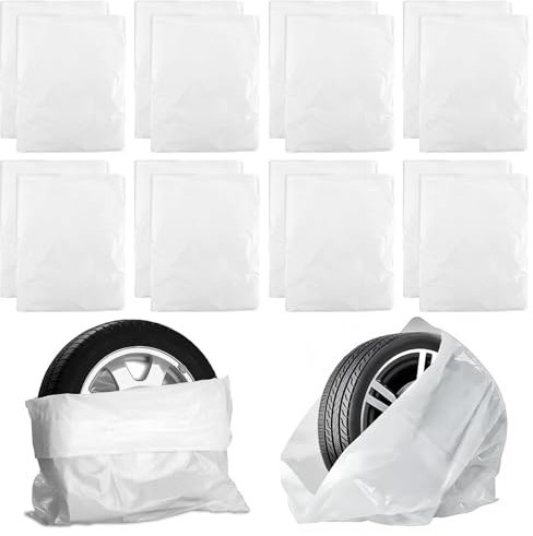 Sporgo Set di 12 sacchetti per pneumatici, impermeabili, per pneumatici fino a 22 pollici, protezione per pneumatici fino a 22 pollici, antipolvere, custodia per pneumatici (12)