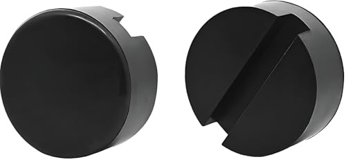 BRIOTA 2 Stücke Auto Wagenheber Gummiauflage, Universal Gummi Wagenheber Auflage Hebebühne Gummiauflage, Gummi Jack Pad Wagenheber Pad Adapter für Wagenheber & Hebebühne (75x75x35 mm)