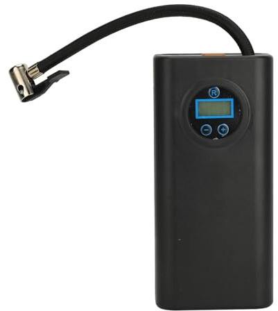 aqxreight Tragbarer Reifenfüller für Autos, Fahrräder, Motorräder, Reifen, 120 W, Vielseitige, Einfach zu Bedienende Elektrische Reifenluftpumpe mit LED-Digitalanzeige