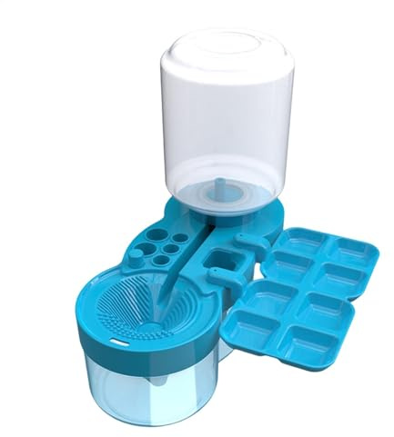 Paint Brush Cleaner, Portable Paintbrush Rinser, Acrylic Brush Washer, Easy to Clean, Lightweight, Green/Blue/Purple/Pink/for Acrylic Paint, Water Based Paint