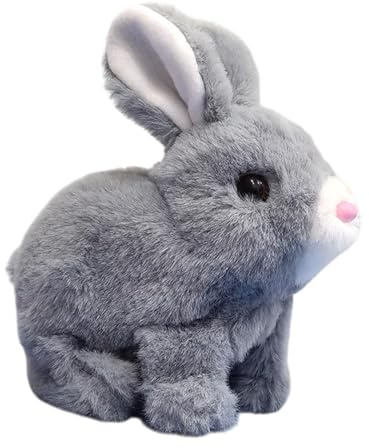 Conejo Saltando de Lujo, Juguetes de Conejo Saltando, Figura de Conejo eléctrico, Juguetes de Peluche | Mascotas electrónicas interactivas con Orejas batidoras, Estudio de Dormitorio para niños
