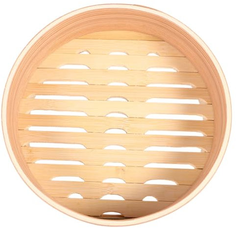 Cabilock Bamboo Food Steamer Basket Steamer for Buns Cooking Portions in Home Kitchen