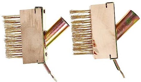 Kisangel 2pezzi Spazzola Manuale Per Erbacce Acciaio Di Utensili Da Giardino Per Pulizia Fessure e Fughe Rimozione Di Muschio e Sporco Da Viali e Cortili