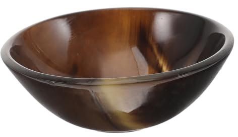 HOLIDYOYO Ciotola Horn Bue Ciotola Piccola per Vino e Salse Utensili Unici e Decorativi Adatta per Ristoranti Materiale Ogni Occasione