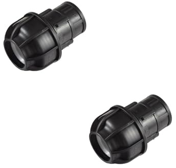Agora-Tec® PP Fitting Kupplung 1 Zoll IG | 32 mm PE-Rohr | 2 Stück |