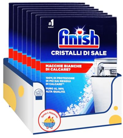 Sale rigenerante lavastoviglie granulare anticalcare – 1 kg – Variazioni 4/8/12 Pezzi (8)