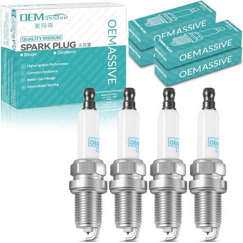 OEMASSIVE 4PCS Zündkerze Iridium für Opel Astra J Corsa D E Mokka, 1214066 55576026 91039 Auto-Zündkerze Ersatzteil für Opel Insignia A Meriva B Zafira C 1.4