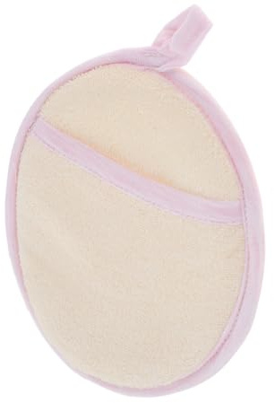 Abaodam Antibakterieller Bambus Waschlappen Weich Sanft Peeling Schwamm für Neugeborene Körperpflege Badetuch für Empfindliche Haut Duschtuch Rosa