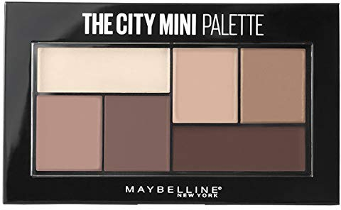 Maybelline New York The City Mini Palette, Pigmenti Puri per un Colore Intenso in una Sola Passata, 480 Matte About Town