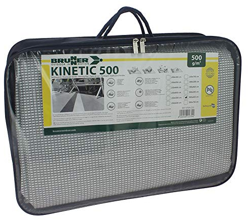 BRUNNER Camping Accessories Bodenmatte, PVC, Tiefe 2,5 m, 500 g, Kinetic by P 2,50 x 5,00 m, Standard, one Size