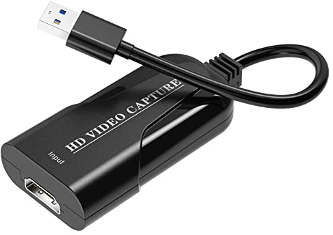 Rybozen Carte de Capture vidéo USB 2.0 HDMI HD 1080P Diffusion en Direct pour l'enregistrement de caméra de caméscope DVD, Enregistrement Graphique Grabber pour Le Jeu, Le Streaming, l'enseignement