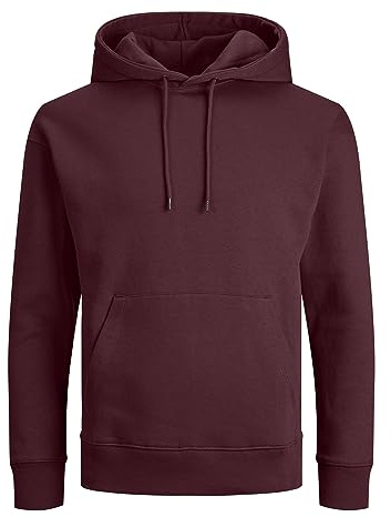 JACK & JONES herr Tröja med huva Jjestar Basic Sweat Hood Noos , Port Royale,L