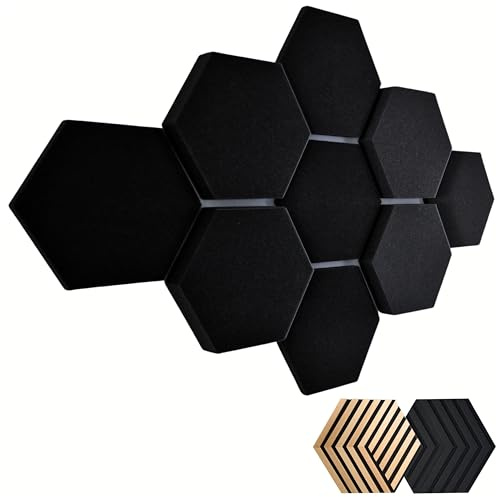 VATTO® AKUSTIKPANEELE Schallabsorber WAND panel - Ø32cm Schallschutzmatte Sound Absorber - Akustikplatten - SCHALLSCHUTZ - Schalldämmung Akkustikpanellen AKUSTIK
