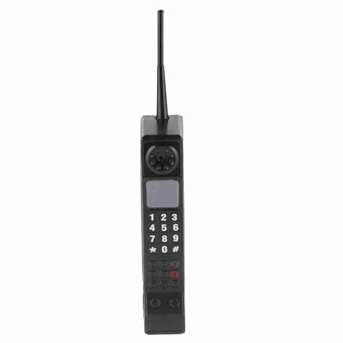 Pwshymi Retro Brick Cell Phone Ornament,80s 90s Phone Prop Retro Mobile Phone Model for Photography Props Home Decor