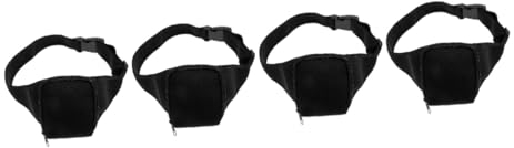 VICASKY 4stücke Mikrofon Gürteltasche Aus Strapazierfähigem Verstellbar Und Waschbar Für Fitness Tanz Und Outdoor-aktivitäten Schützt Mikrofon-Transmitter Sicher Und Bequem