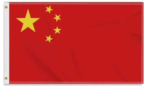 Große 90×150 CM China Flagge,großes 150D Chinesische Freundschafts banner, Deutschlandfahne Doube-Seitendruck Dekor Messingösen large china