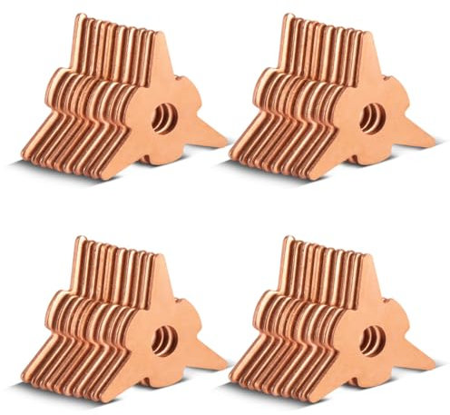 STAHLWERK Ausbeulsterne 40er Set, Smart Repair Zubehör für Ausbeulspotter/Dellenlifter/Punktschweißgerät/Ausbeulwerkzeug zur professionellen Reparatur von Kfz Karosserien