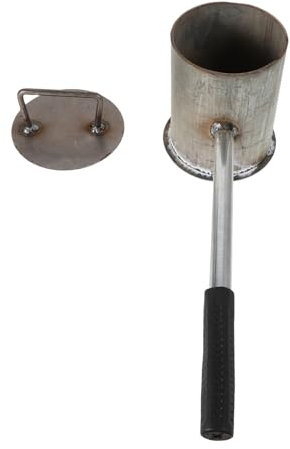 KOCKSHION Fire Suppressing Urn and Portable Extinguisher Pot for Bbq Lid Thickened Steel Charcoal Fire Pit Ash Bucket and