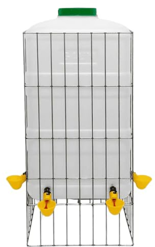 Agrarzone Hühnertränke automatisch 30 L 4 Trinkschalen Geflügeltränke | Geflügeltränke, Hühner, Enten, Wachteln, kontinuierlich