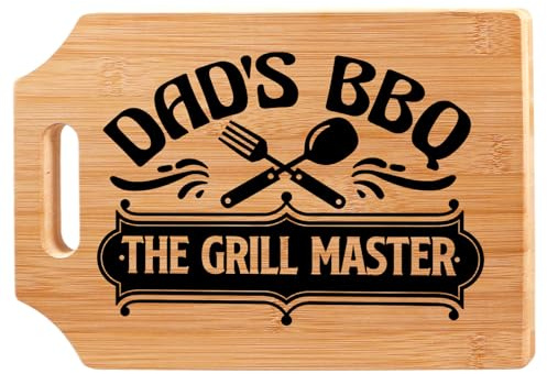 Bliceon Dad Birthday Gifts from Daughter and Son, Best Dad Gifts, Personalised Chopping Board for Men, Fathers Day, Retirement, Home Kitchen Gift