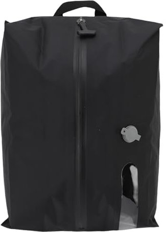 Fdit 16 Litri di Stoccaggio a Vuoto con Guarnizioni Facili, Sacchetti Sottovuoto Riutilizzabili per Bagagli per Zaino per Valigie, Ideali per la Crociera in Campeggio in Zaino. (BLACK)