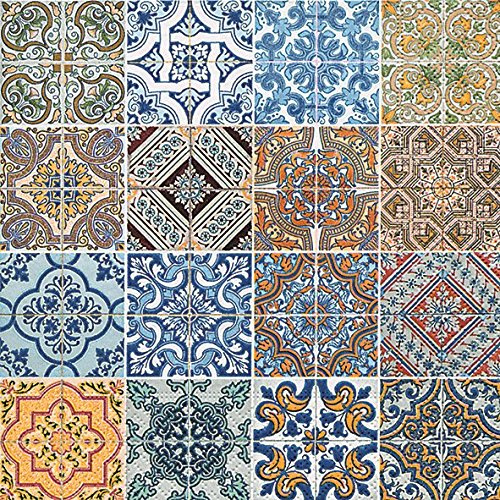 20 Servietten Tiles - Mandala quadratisch/Muster 33x33cm