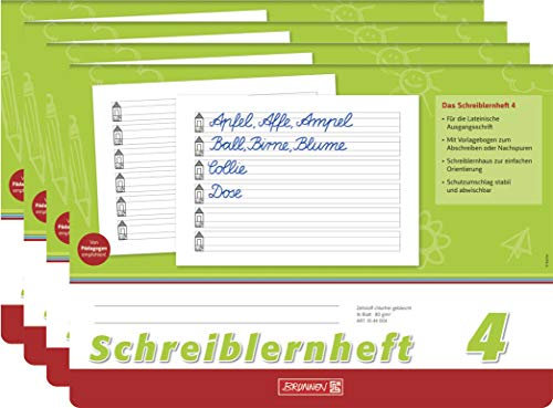 Brunnen Schreiblernheft (4 Hefte, Lineatur 4) [Kitchen & Home] [Kitchen & Home]