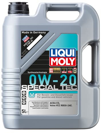 LIQUI MOLY Special Tec V 0W-20 | 5 L | Syntetisk teknik motorolja | SKU:20632