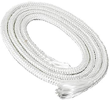 NKlaus 1m Glasfaserdocht rund Ø 5mm für Schmelzlicht Spirituslampe Öllampe für gereinigtes Lampenöl Paraffinöl Dauerdocht Gartenfackel Petroleumlampe 1249