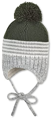 Sterntaler Baby - Jungen Strickmütze Strickmütze, Dunkelgrün, 49