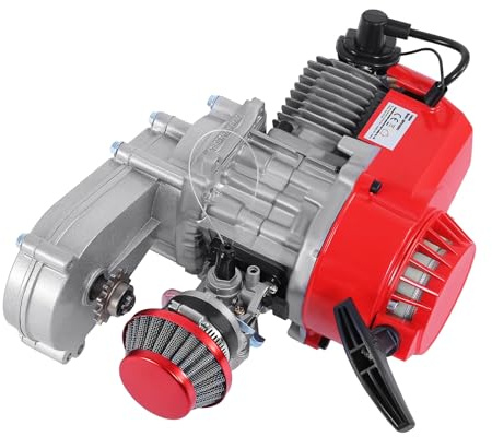 Samger 2-Takt 49CC Motor Mit Griff Dirt Bike Cross Pocketbike Kinderquad Mini Getriebe Vergaser