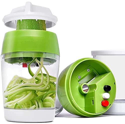 Grater 5 IN1 Cortador Multifuncional Cortador Cortador de Fideos con Forma de Fideos Twirl Twirl Slicker Suministros de Cocina (Color : 5 in1)