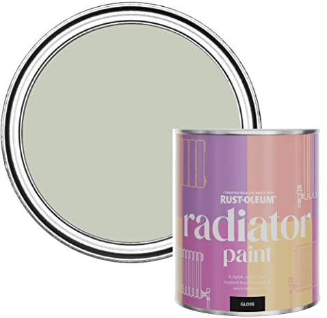 Rust-Oleum Green Heat Resistant Radiator Paint in Gloss Finish - Aloe 750ml