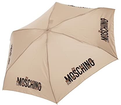 Moschino damen supermini Regenschirm dark beige