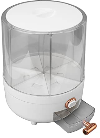 360° Grain Dispenser Rice Storage Container Rice Dispenser for Home Multi Uses (Large Size)
