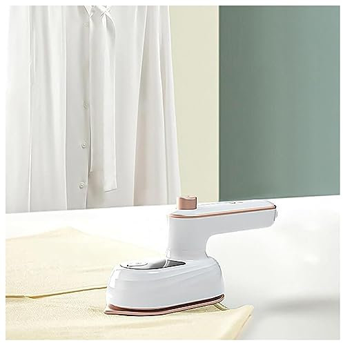 Plancha Ropa Vapor Plegable, Planchas De Ropa Vapor Baratas con Asa Plegable Giratoria,38W y 50ml, Vapor Ropa Doble Uso Para Seco Y Húmedo,White