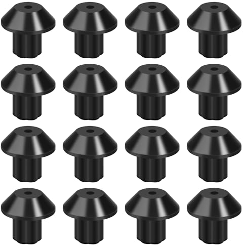 16pcs Rubber Grate Feet, WB02K0101 Rubber Feet Replacement Gas Stove Burner Rubber Hob Feet Compatible with Kenmore Series Burner Grates, Protecting Cooktop from Scratches