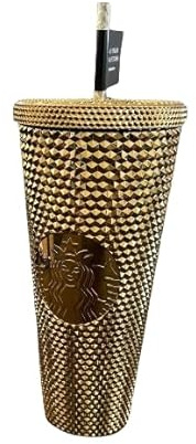 Starbucks Las Vegas Collection - Vaso con tachuelas doradas, 24 onzas