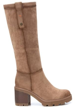 REFRESH - Bota Mujer Taupe - Calzado Cómodo y Versátil - Moda casual - Modelo 17212303 (Talla 37)