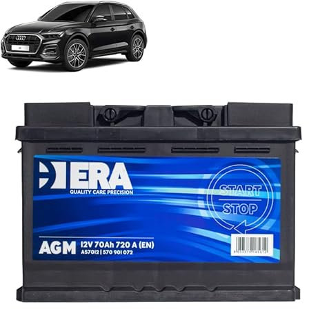 Batteria 70Ah A.G.M. per Audi Q5 45 TFSI SQ5 TDI Mild Hybrid 2016+
