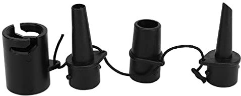 3-teilige Pumpendüsen, Kunststoff-Ventiladapter, Luftpumpendüsen mit Schnellverschluss-Schnalle für Schlauchboote, Luftmatratzen, Ersatzdüsen für Paddle-Board, Camping, Yoga