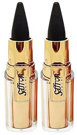 2 x Saffron Kajal Eyeliner Black #531 – Bundled by Smart Cutie