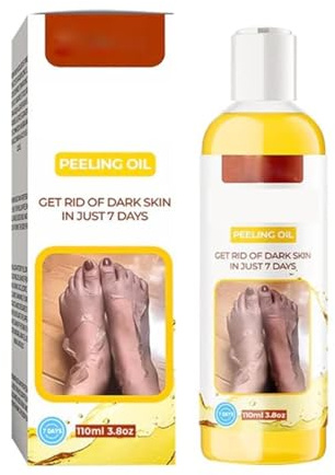 Huile Peeling Éclaircissante Corps Forte, Huile Éclaircissante Peau Noire Puissant, Gommage Exfoliant Pour Peaux Noires Callus Removal