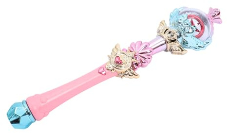 WEKAMOS Glowing Fairy Wand Abs Material Leichtes Design Mädchengeburtstag Leuchtstab Stern Feenstab Zauberstab Party Dekoration