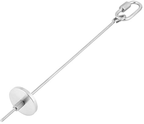 Edelstahl Papageien Lebensmittel Aufsteckspindel Nahrungsmittelfleisch Frucht Stock Stangen Halter kleines Tiervogel Spielzeug Vogel Behandlungs Werkzeug(L)