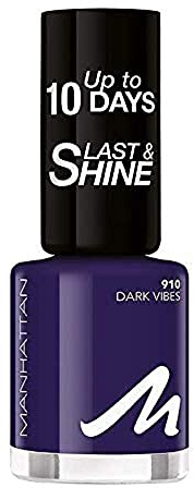 Manhattan Last und Shine Nagellack, Nr.910 Dark Vibes, 1er Pack (1 X 10 ml)