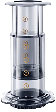 DieffematicKF Cafetiere Filtrer Papier ESPASSO Cafetière Portable Cafe Appuyez sur Press Colon Café for Press Machine Barista Tools (Color : Black)