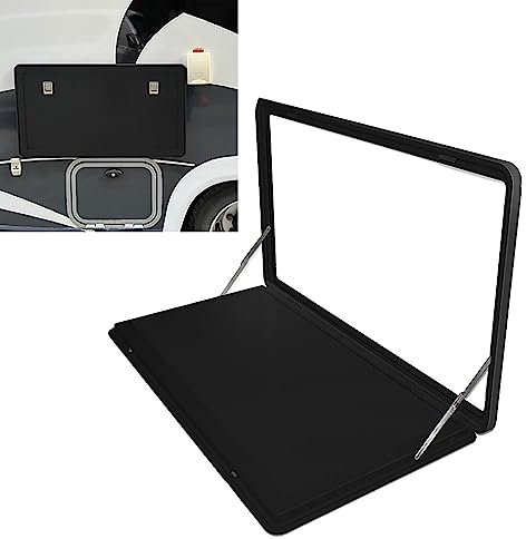 MKYOKO Klapptisch for Wohnmobile, Esstisch, Campingtisch, 60×41cm, für Wohnmobil, Outdoor, Camping (Color : Negro, Size : 60 * 41cm/23.6 * 16in)