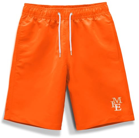 MEILONGER Short de Bains Garcons À Séchage Rapide Maillot de Bain Enfant a la Plage avec Slip Filet Âge 6-7,8,10-12,14-16,18-20